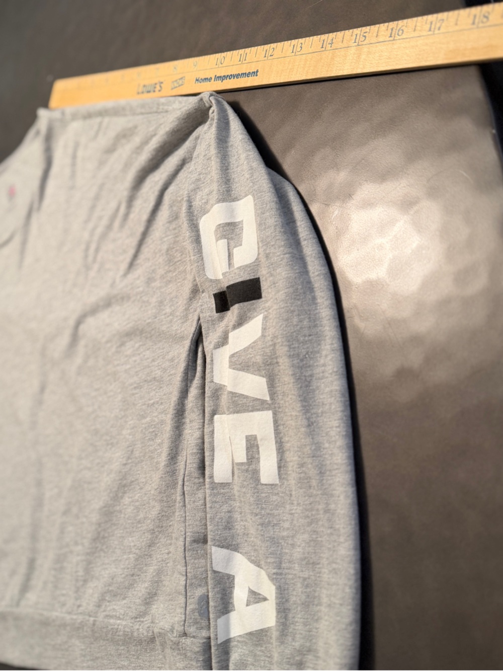 Fabletics Demi Lavato Gray Sloan Tee XXL Long Sleeve Shirt - Picture 5 of 11